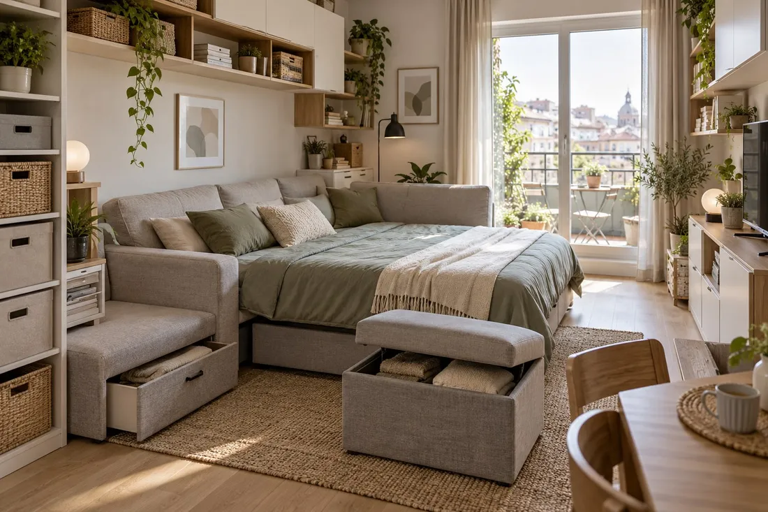 Canapé d'angle : gagner un couchage sans perdre